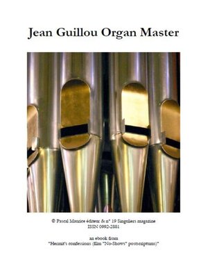 cover image of Jean Guillou Organ Master